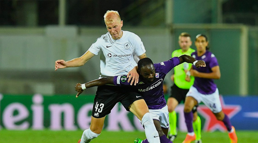 RFS aizvada smagu pirmo puslaiku un pēdējā UEFA Konferences līgas spēlē piekāpjas “Fiorentina” 